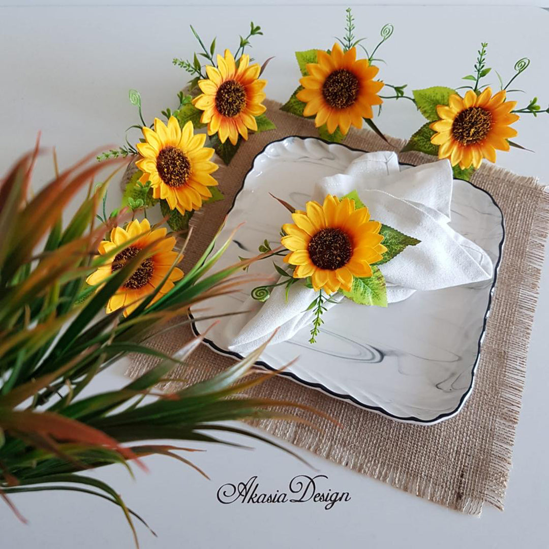 Sunflower Napkin Ring