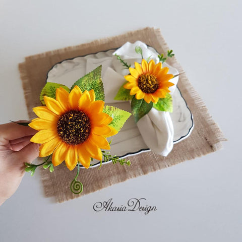 Sunflower Napkin Ring