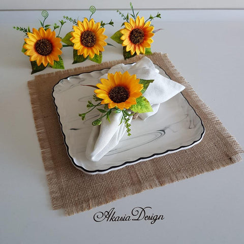 Sunflower Napkin Ring