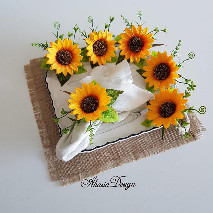 Sunflower Napkin Ring