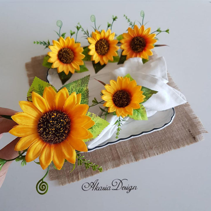 Sunflower Napkin Ring