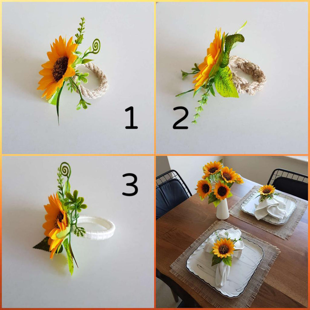 Sunflower Napkin Ring