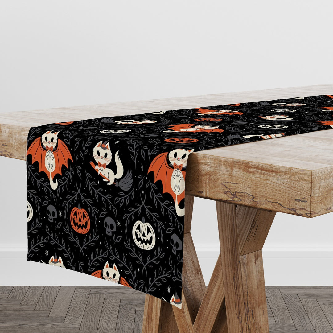 Scary Pumpkin Themed Table Runner UHD020 t