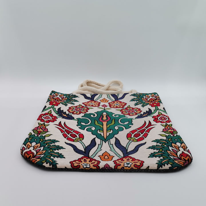 Tapestry Tulip Tile Pattern Shoulder Bag