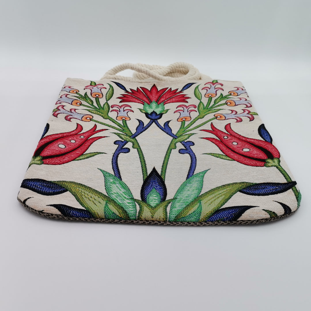 Tapestry Tile Pattern Shoulder Bag