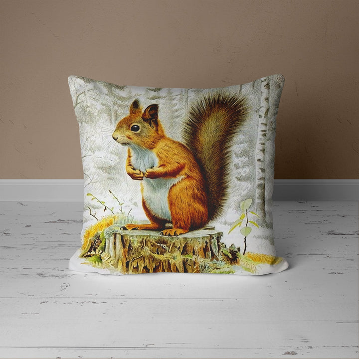 Fall Cushion Case with Fox and Squirrel - UHD006 t