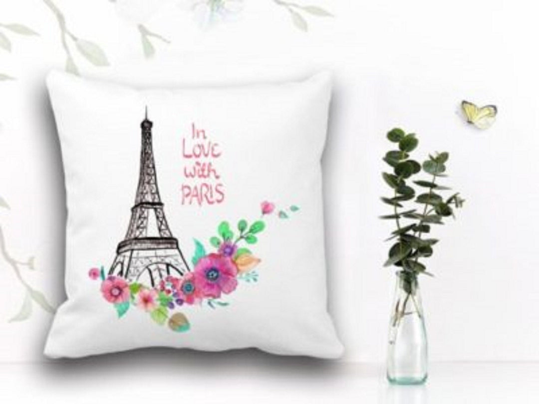 Floral Pillow Cover|Bike Cushion Case|Decorative Living Room Pillow Case|Bedding Home Decor with Flower|Housewarming Gift|Throw Pillow Cover