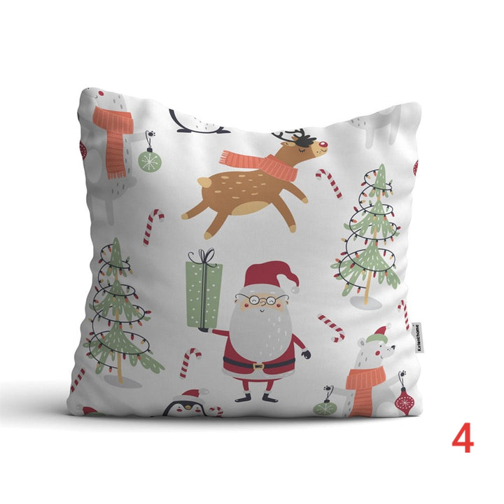 Christmas Pillow Cover|Christmas Cushion Case|Decorative Pillowcase|Home Decor|Gift Idea|Rustic Pillow Cover|Christmas Throw Pillow Case