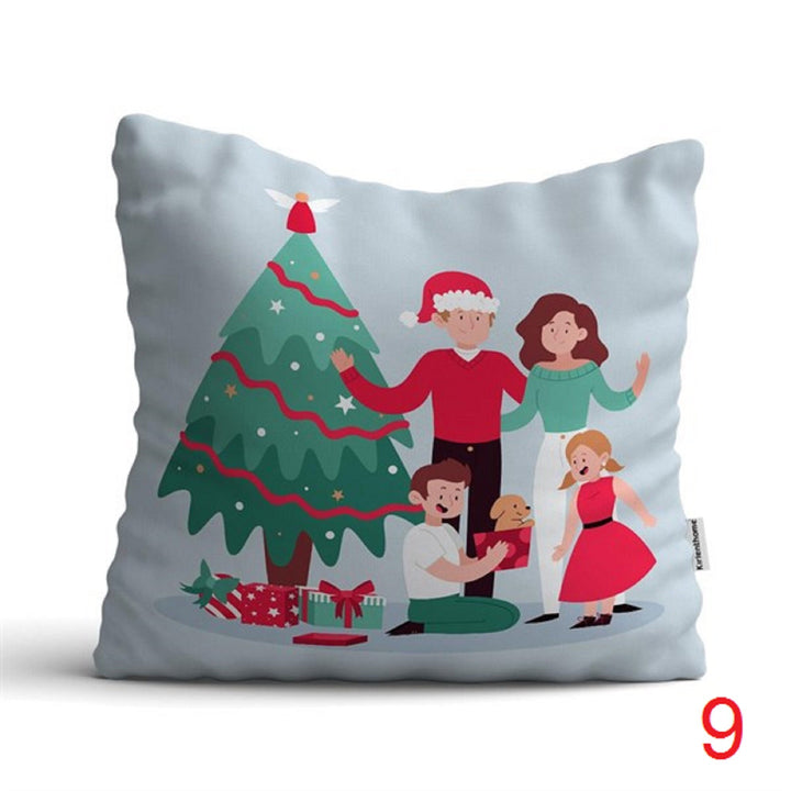 Christmas Pillow Cover|Christmas Cushion Case|Decorative Pillowcase|Home Decor|Gift Idea|Rustic Pillow Cover|Christmas Throw Pillow Case