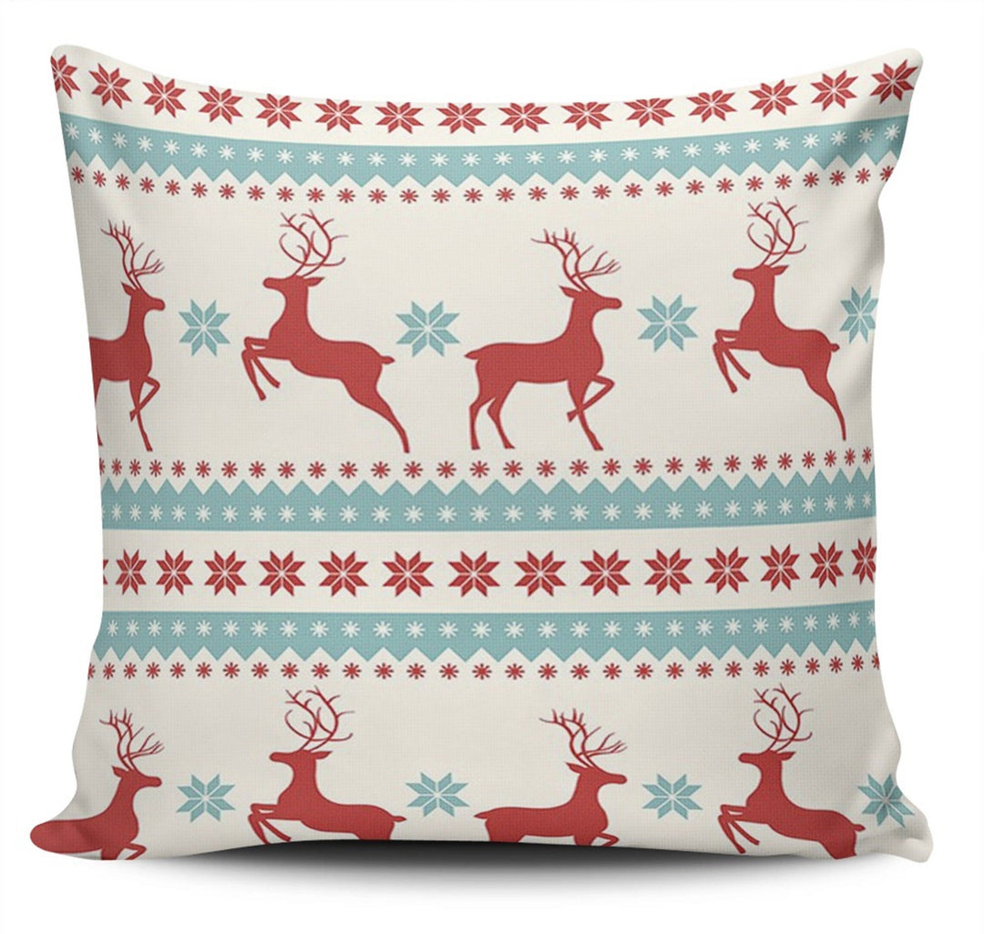 Christmas Pillow Cover|Christmas Cushion Case|Winter Decorative Pillowcase|Xmas Home Decor|Xmas Gift Ideas|Rustic Pillow Cover