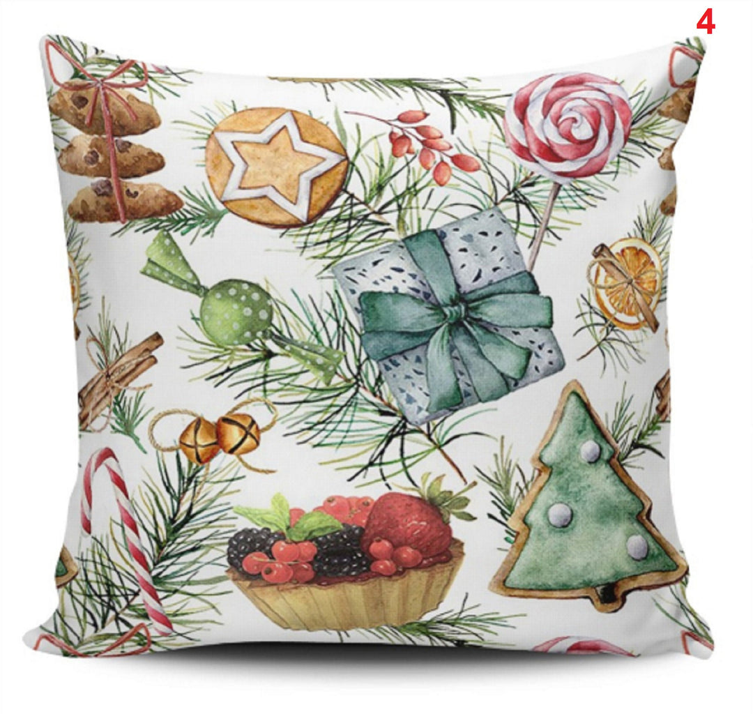 Christmas Pillow Cover|Christmas Cushion Case|Winter Decorative Pillowcase|Xmas Home Decor|Xmas Gift Ideas|Rustic Pillow Covers|Pillow Case