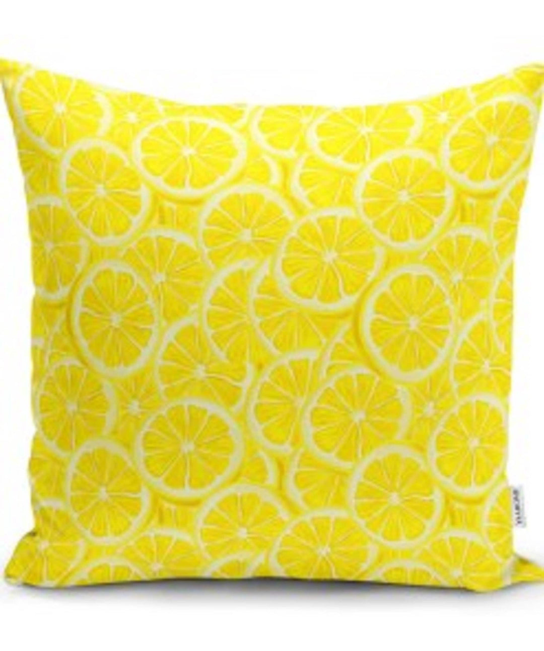 Yellow Lemons with Green Leafage Pillow Cover|Decorative Cushion Case|Home Decor with Lemon|Housewarming Gift|Cover Only|Floral Realtor Gift