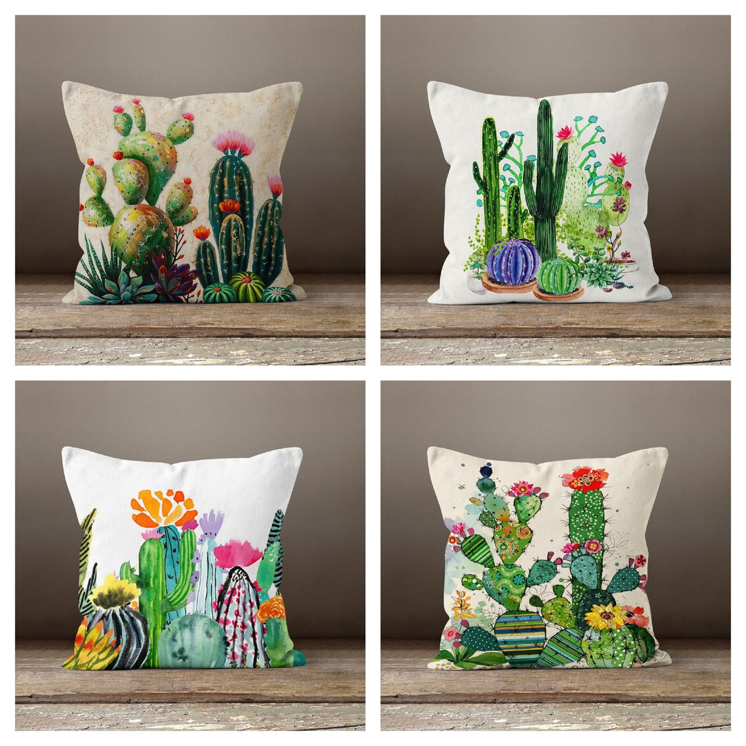 Cactus Pillowcases Cactus Pillow Covers Akasia Design