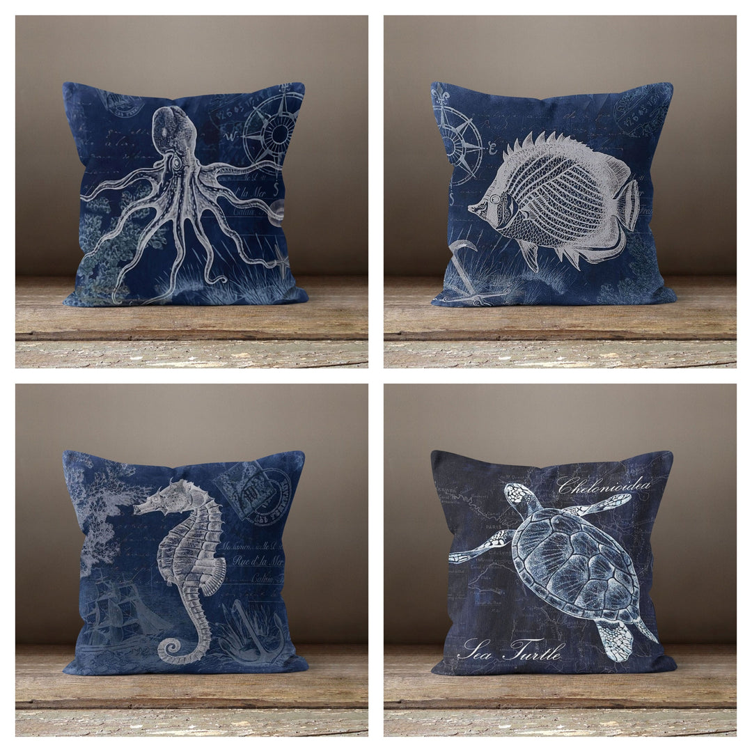 Nautical Pillow Covers Nautical Pillow Cases Akasia