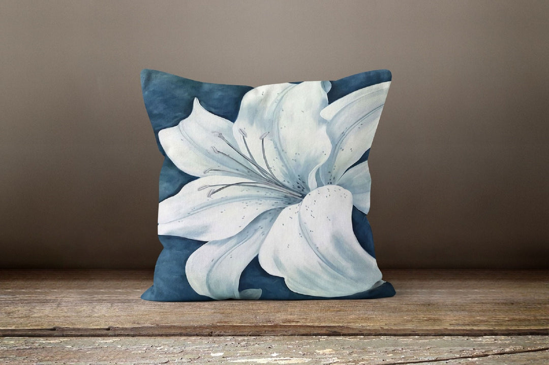 Gray Floral Pillow Cover|Gray Cushion Case|Decorative Throw Pillow Case|Bedding Home Decor|Housewarming Cushion Cover|Farmhouse Life Pillow