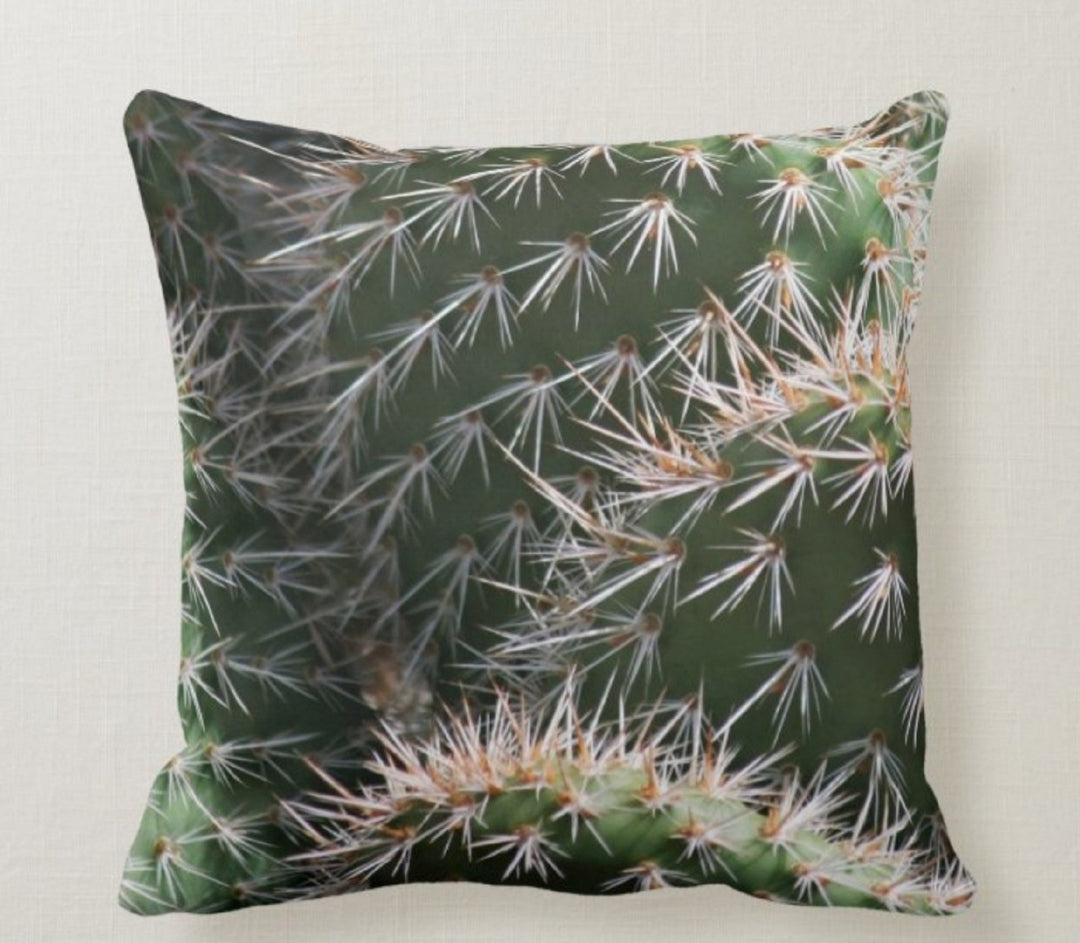 Cactus Pillow Cover|Cushion Case Cactus|Decorative Lumbar Pillow Case|Bedding Home Decor|Housewarming Gift|Floral Cactus Throw Pillow Case