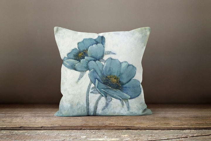 Gray Floral Pillow Cover|Gray Cushion Case|Decorative Throw Pillow Case|Bedding Home Decor|Housewarming Cushion Cover|Farmhouse Life Pillow