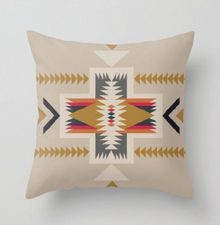 Rug Design Pillow Cover |Terracotta Southwestern Cushion Case|Decorative Pillow Case|Aztec Home Decor|Farmhouse Decor|Geometric Pillow Case