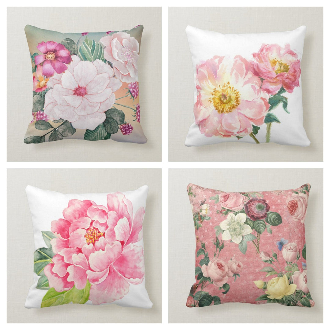 Floral Pillow Covers The Beauty of Spring Akasia