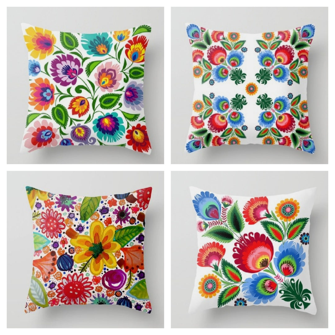 Flower print pillow cases best sale