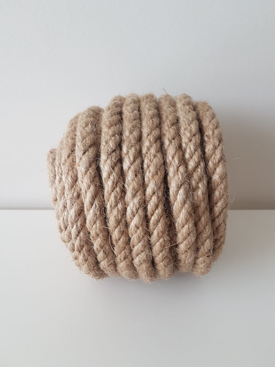 Twisted Jute Rope|Wall Hanging Crafting Natural Rope|Macrame Jute Cord|Decorative Thick Rope|Nautical Decor|Beach Rope|10-8mm.Dia|11 yd =10m