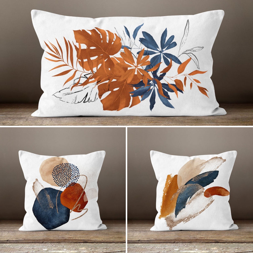 Fall Trend Pillow Cover|Autumn Cushion Case|Floral Throw Pillow|Decorative Home Decor|Housewarming Farmhouse Thanksgiving Pillow Case