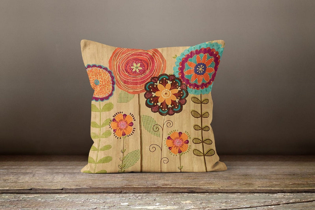 Fall Trend Pillow Cover|Autumn Cushion Case|Orange Leaves Throw Pillow|Decorative Home Decor|Housewarming Farmhouse Thanksgiving Pillow Case