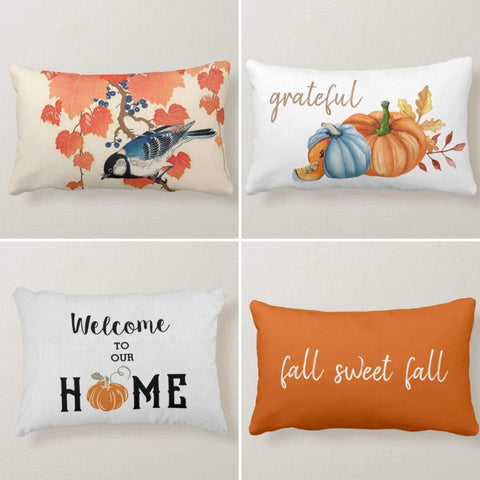 Pumpkin - Throw Pillow - Fall Decor