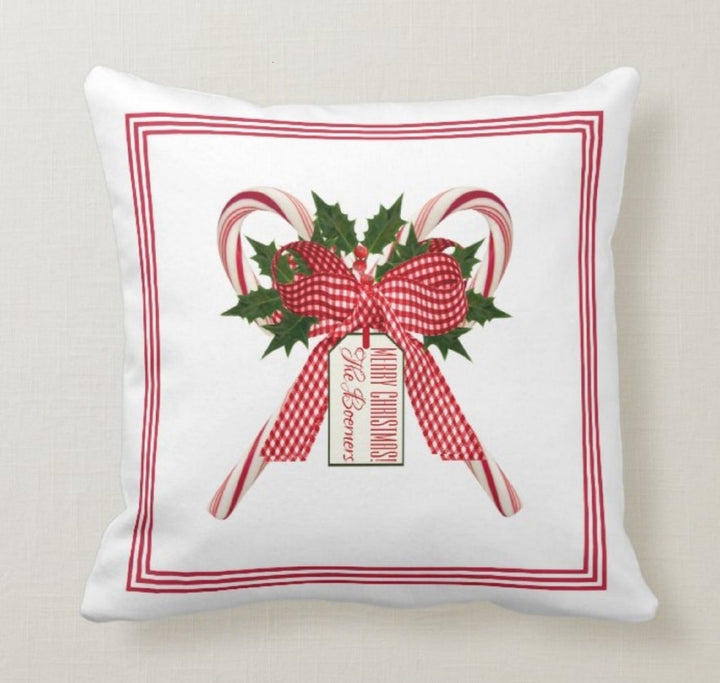 Christmas Pillow Cover|Xmas Cushion Case|Winter Decorative Pillow Case|Xmas Home Decor|Xmas Gift Ideas|Xmas Candy Design|Xmas Joy Decor