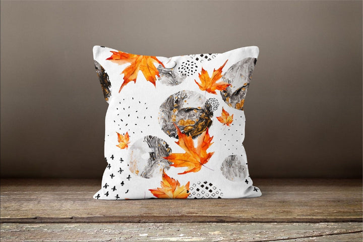 Fall Trend Pillow Cover|Autumn Cushion Case|Acorn Throw Pillow|Yellow Leaf Home Decor|Housewarming Fall Tree Pillow Case|Farmhouse Pillow