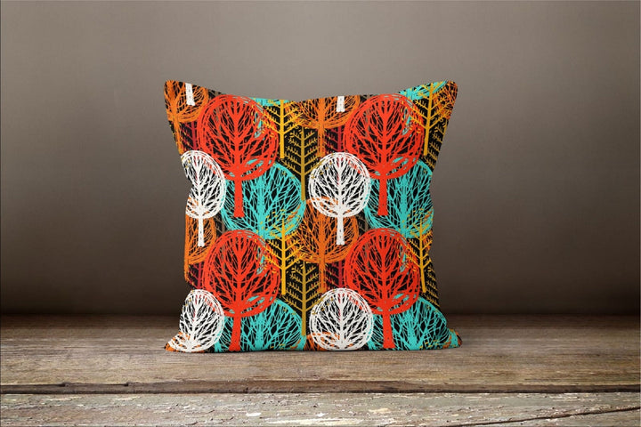 Fall Trend Pillow Cover|Fall Cushion Case|Orange Leaves Throw Pillow |Decorative Home Decor|Housewarming Farmhouse Thanksgiving Pillow Case