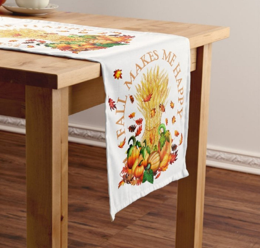 Fall Trend Table Runner|High Quality Pumpkin Table Runner|Orange Home Decor|Farmhouse Table Decor|Autumn Decor|Pumpkin Runner Tablecloth