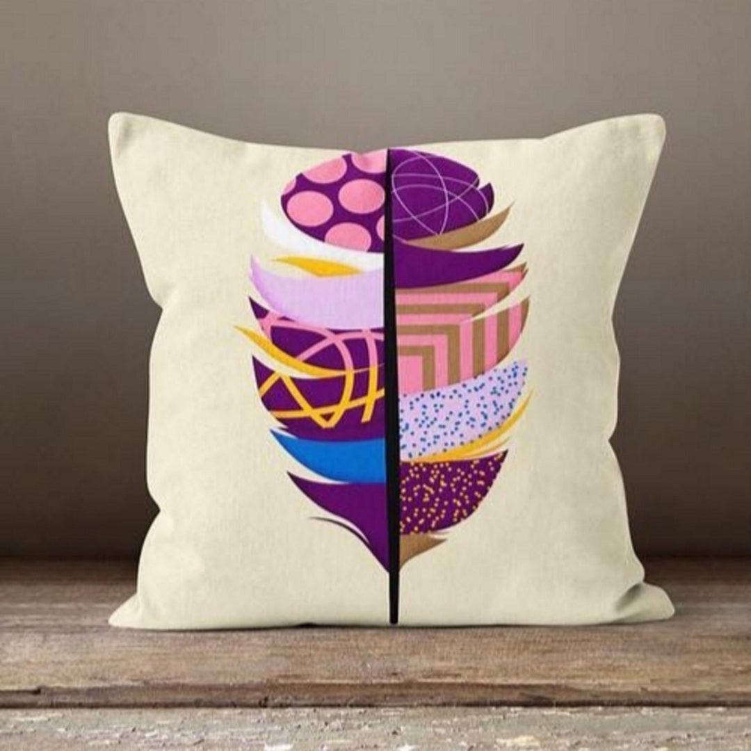 Floral Pillow Covers|African Girl Cushion Case|Decorative Outdoor Throw Pillow|Bedding Home Decor|Farmhouse Style Pillow Case|Purple Flowers