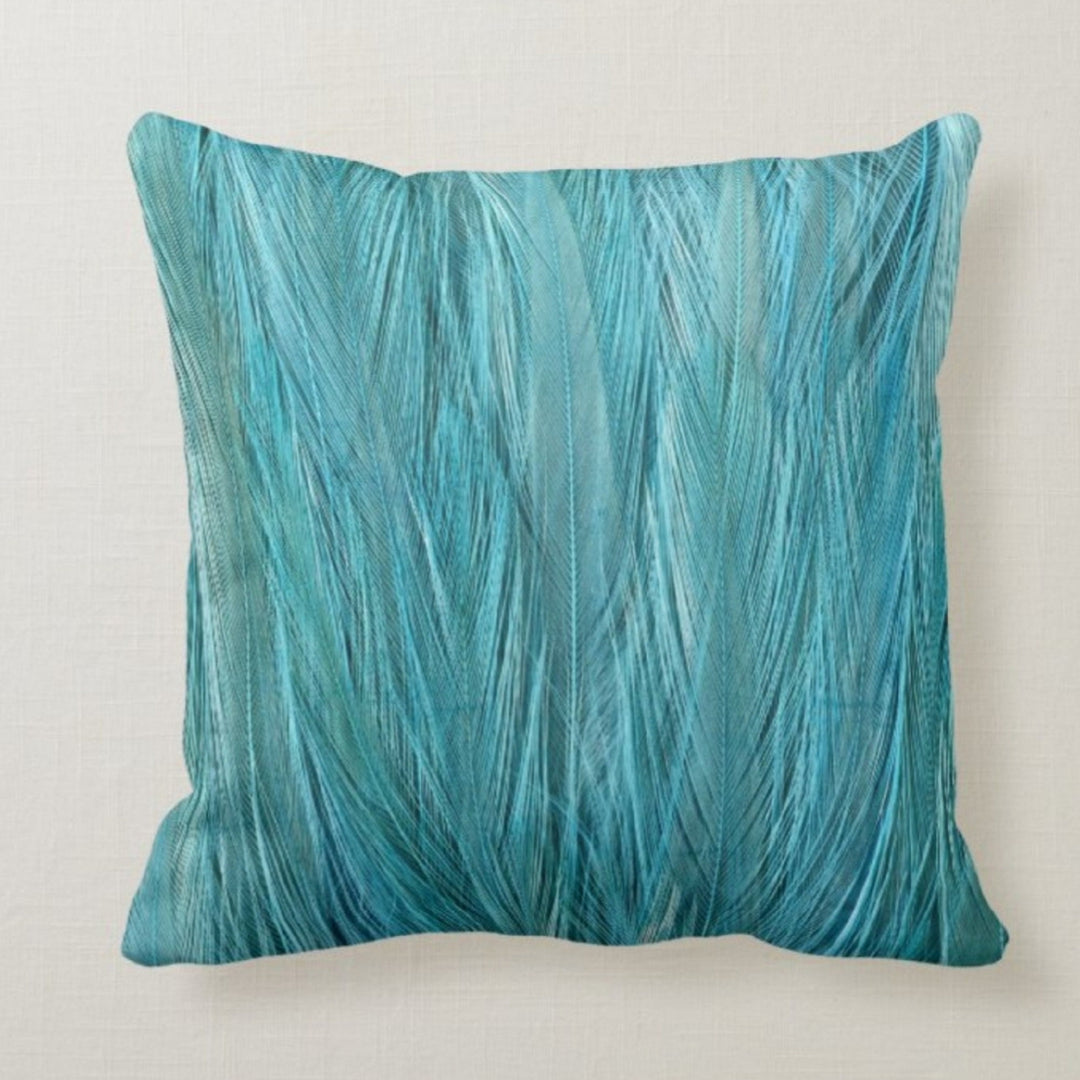 Peacock Pillow Cover|Cushion Cover|Animal Print Home Decor|Gift Ideas|Housewarming Gift|Outdoor pillow cover|Peacock Feather Throw Pillow