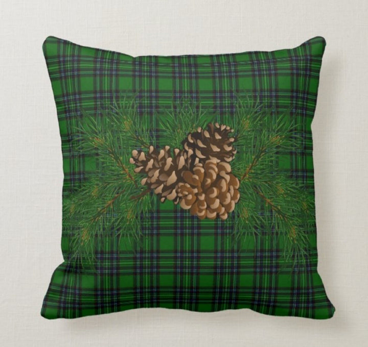 Fall Trend Pillow Cover|Autumn Cushion Case|Orange Pumpkin Throw Pillow|Pinecones Home Decor|Housewarming Farmhouse Autumn Pillow Case