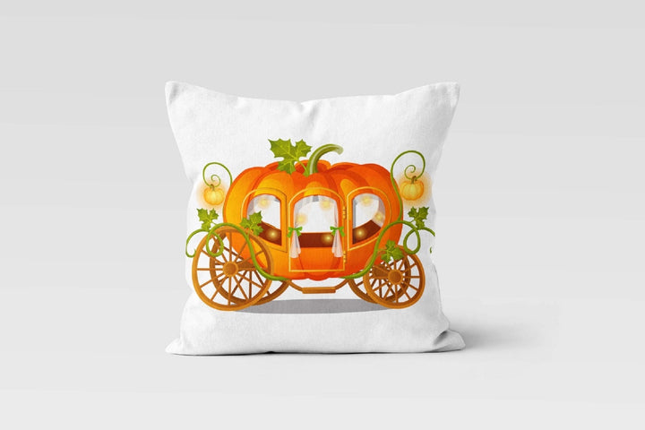 Fall Trend Pillow Cover|Autumn Cushion Case|Orange Pumpkin Throw Pillow|Thanksgiving Hello Fall Home Decor|Housewarming Sunflower Pillow