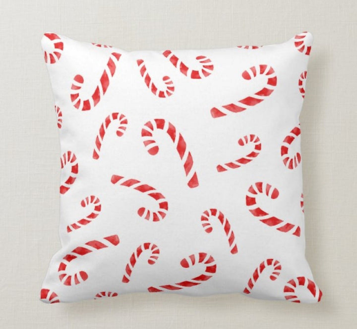 Christmas Pillow Cover|Xmas Cushion Case|Winter Decorative Pillow Case|Xmas Home Decor|Xmas Gift Ideas|Xmas Candy Design|Xmas Joy Decor