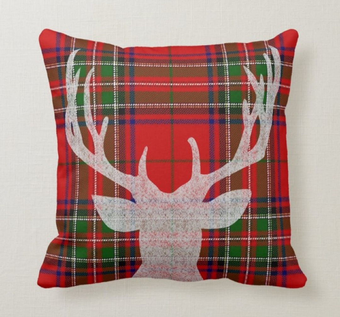 Christmas Pillow Cover|Christmas Cushion Case|Winter Decorative Pillowcase|Xmas Home Decor|Xmas Gift Ideas|Deer Design Cover