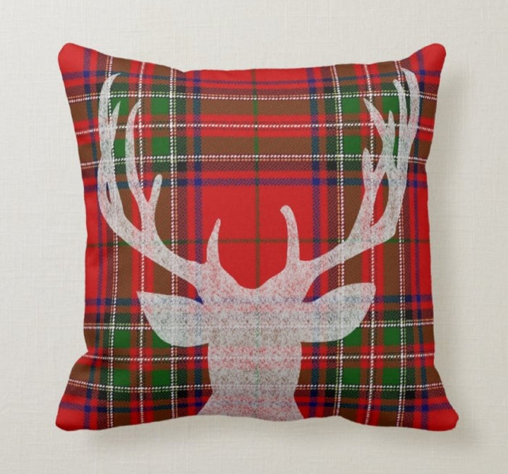 Christmas Pillow Cover|Christmas Cushion Case|Winter Decorative Pillowcase|Xmas Home Decor|Xmas Gift Ideas|Deer Design Cover