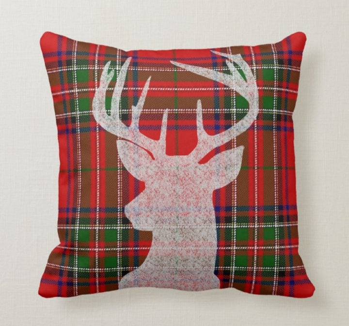 Christmas Pillow Cover|Christmas Cushion Case|Winter Decorative Pillowcase|Xmas Home Decor|Xmas Gift Ideas|Deer Design Cover