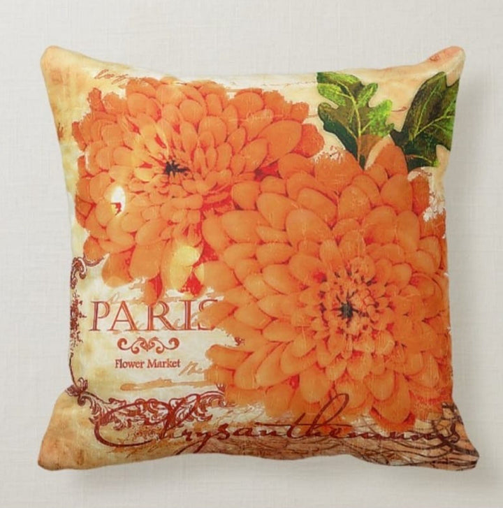 Fall Trend Pillow Cover|Autumn Cushion Case|Orange Leaves Throw Pillow|Autumn Tree Home Decor|Housewarming Farmhouse Style Fall Pillow Top