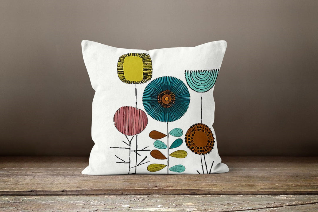 Fall Trend Pillow Cover|Tropical Leaves Cushion Case|Blue Outdoor Throw Pillow|Halloween Home Decor|Housewarming Farmhouse Welcome Pillow