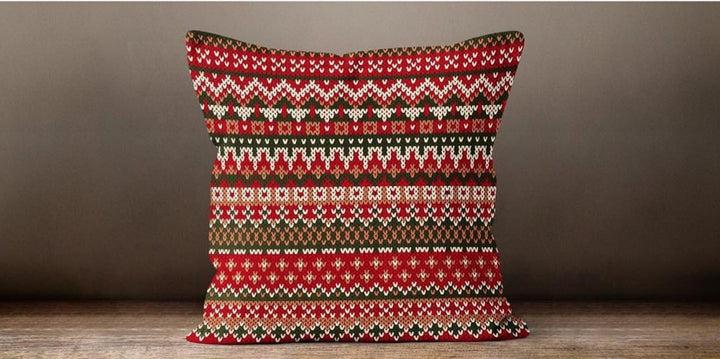 Christmas Pillow Covers|Buffalo Plaid Christmas Deer Cushion Case|Decorative Merry Christmas Pillow|Xmas Buckhorn Home Decor|Xmas Gift Ideas