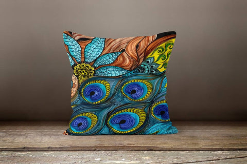 Peacock pillow covers hotsell