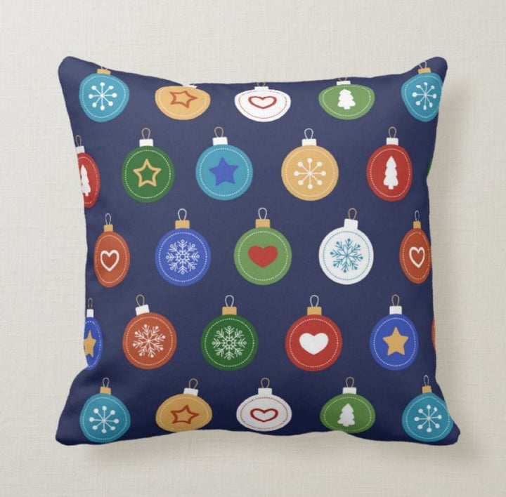 Christmas Pillow Cover|Xmas Cushion Case|Winter Trend Home Decor|Xmas Gift Ideas|Joy Throw Pillow Cover|Christmas Tree Ornament Pillows