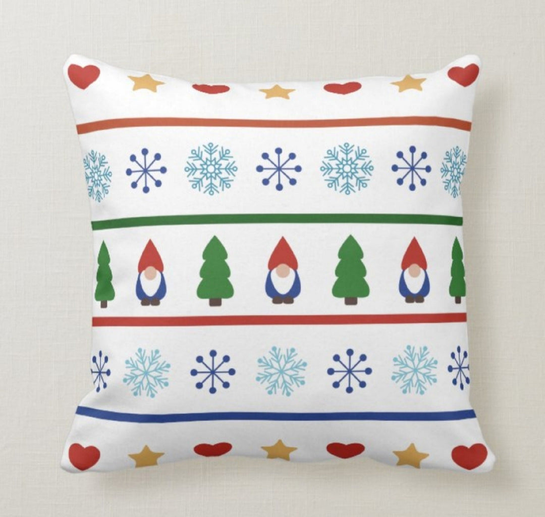 Christmas Pillow Cover|Xmas Cushion Case|Winter Trend Home Decor|Xmas Gift Ideas|Joy Throw Pillow Cover|Christmas Tree Ornament Pillows