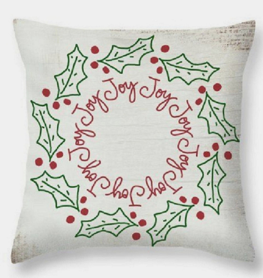 Christmas Pillow Cover|Xmas Cushion Case|Winter Trend Home Decor|Xmas Gift Ideas|Joy Throw Pillow Cover|Christmas Tree Ornament Pillows