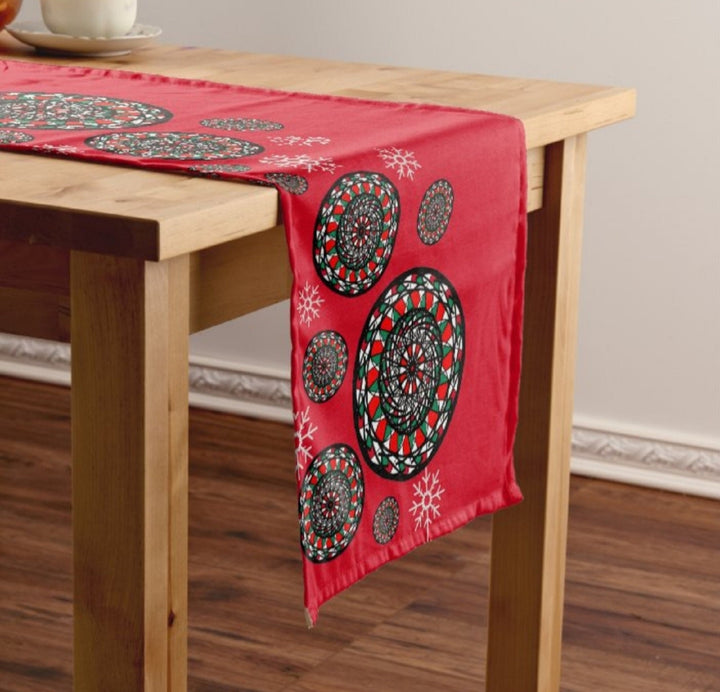 Christmas Table Runner|High Quality Xmas Table Runner|Red Green Home Decor|Farmhouse Table Decor|Winter Decor|Christmas Runner Tablecloth