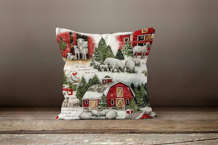 Christmas Pillow Covers|Xmas Farmhouse Cushion Case|Decorative Winter Pillow Case|Xmas Home Decor|Xmas Gift Ideas|Xmas Deer Tree Cover