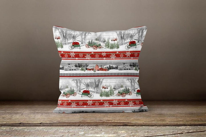 Christmas Pillow Covers|Xmas Farmhouse Cushion Case|Decorative Winter Pillow Case|Xmas Home Decor|Xmas Gift Ideas|Xmas Deer Tree Cover